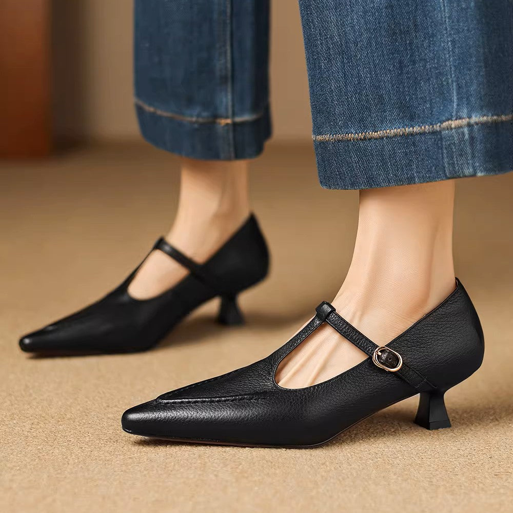 Tacchi in pelle autentica Bior
