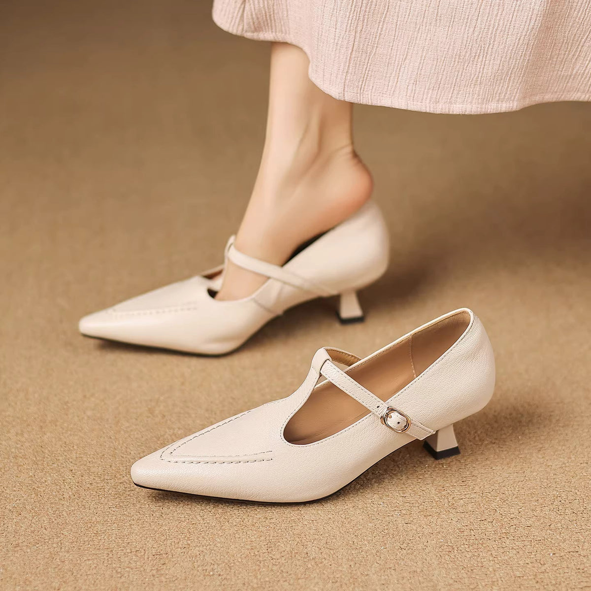 Tacchi in pelle autentica Bior