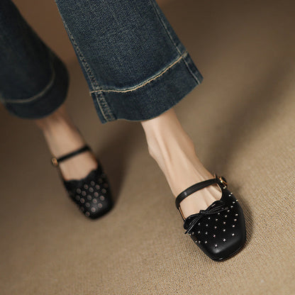 Belle mule in pelle genuina