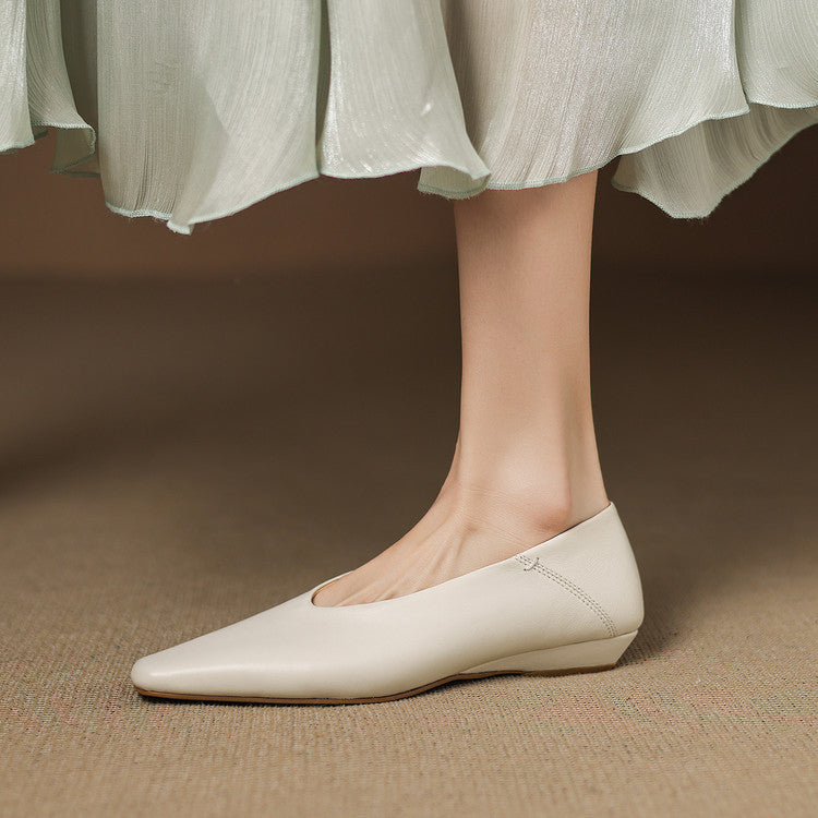 Amira Ballerine in pelle genuina