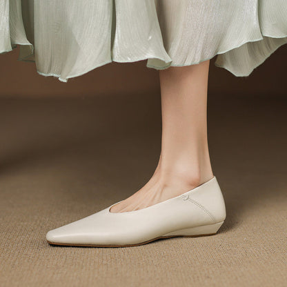 Amira Ballerine in pelle genuina
