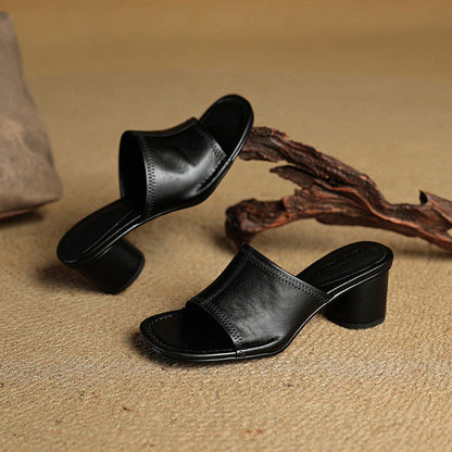 Mule in pelle genuina Amira