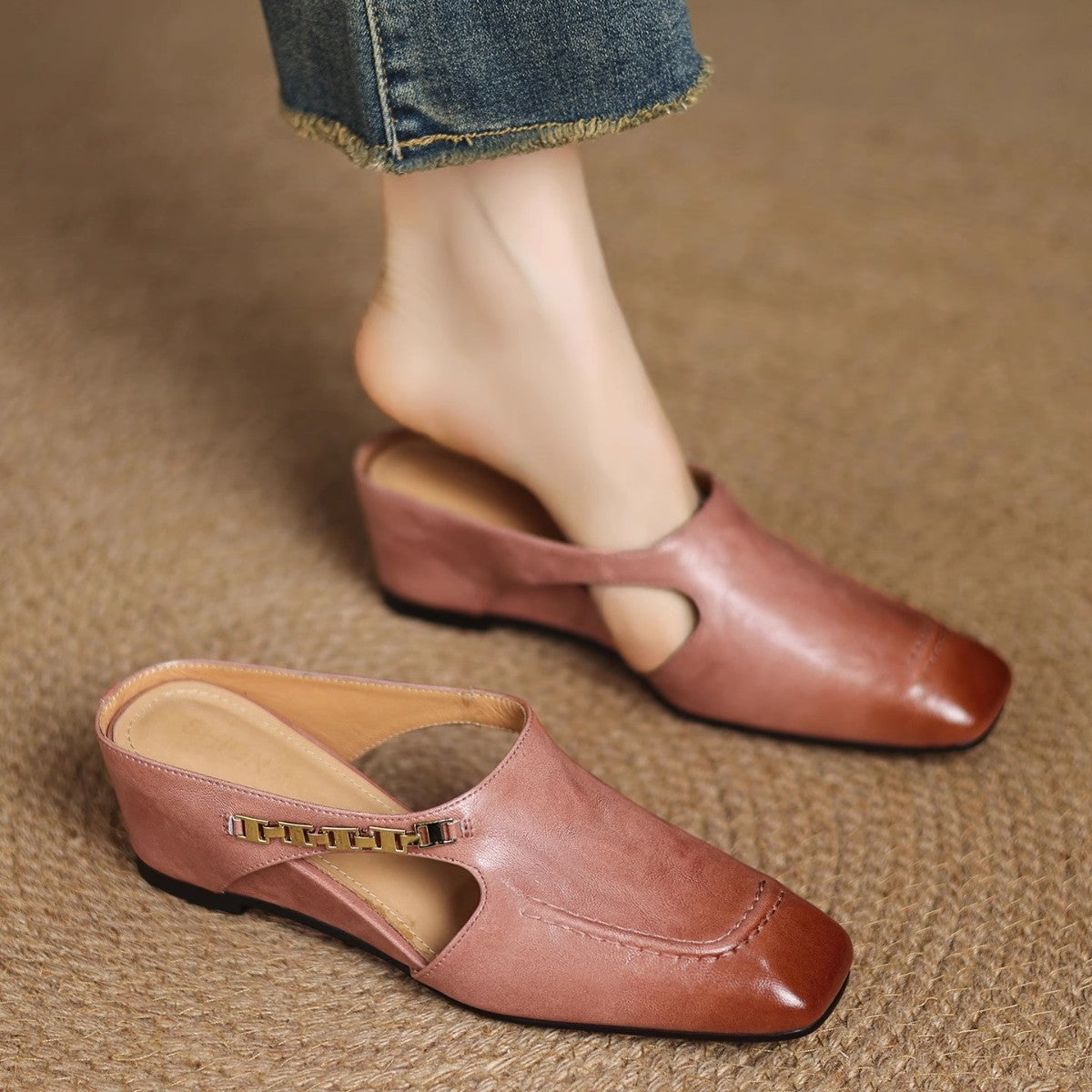 Mule in pelle Avella