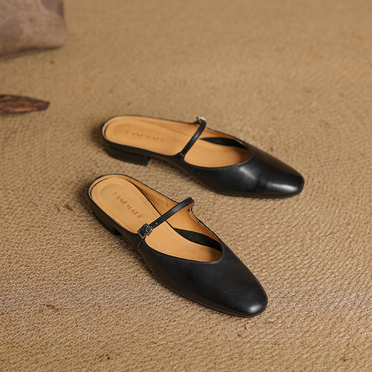 Avina Mules in pelle genuina