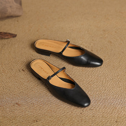 Avina Mules in pelle genuina