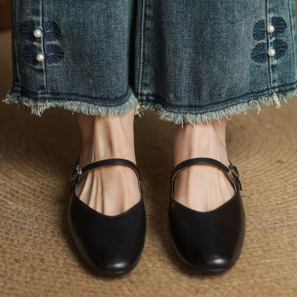 Avina Mules in pelle genuina