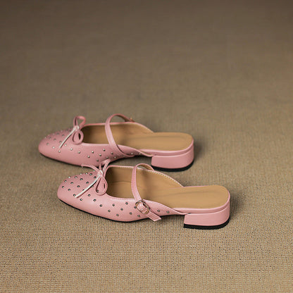 Belle mule in pelle genuina
