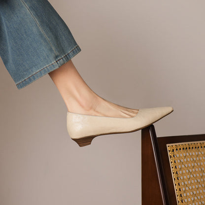 Brisa Décolleté in pelle autentica