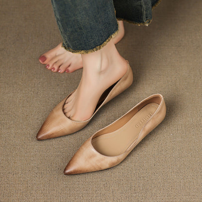 Arla Ballerine in pelle autentica