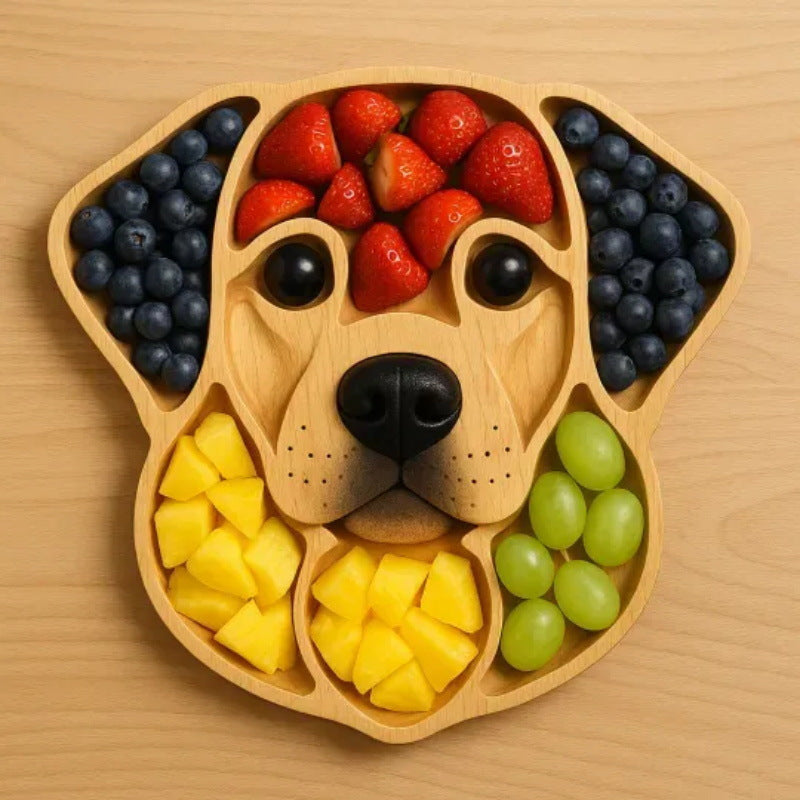 Tagliere di frutta e salumi a tema animali