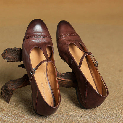 Bia Scarpe Basse in Pelle Genuina