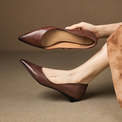 Arla Ballerine in pelle autentica