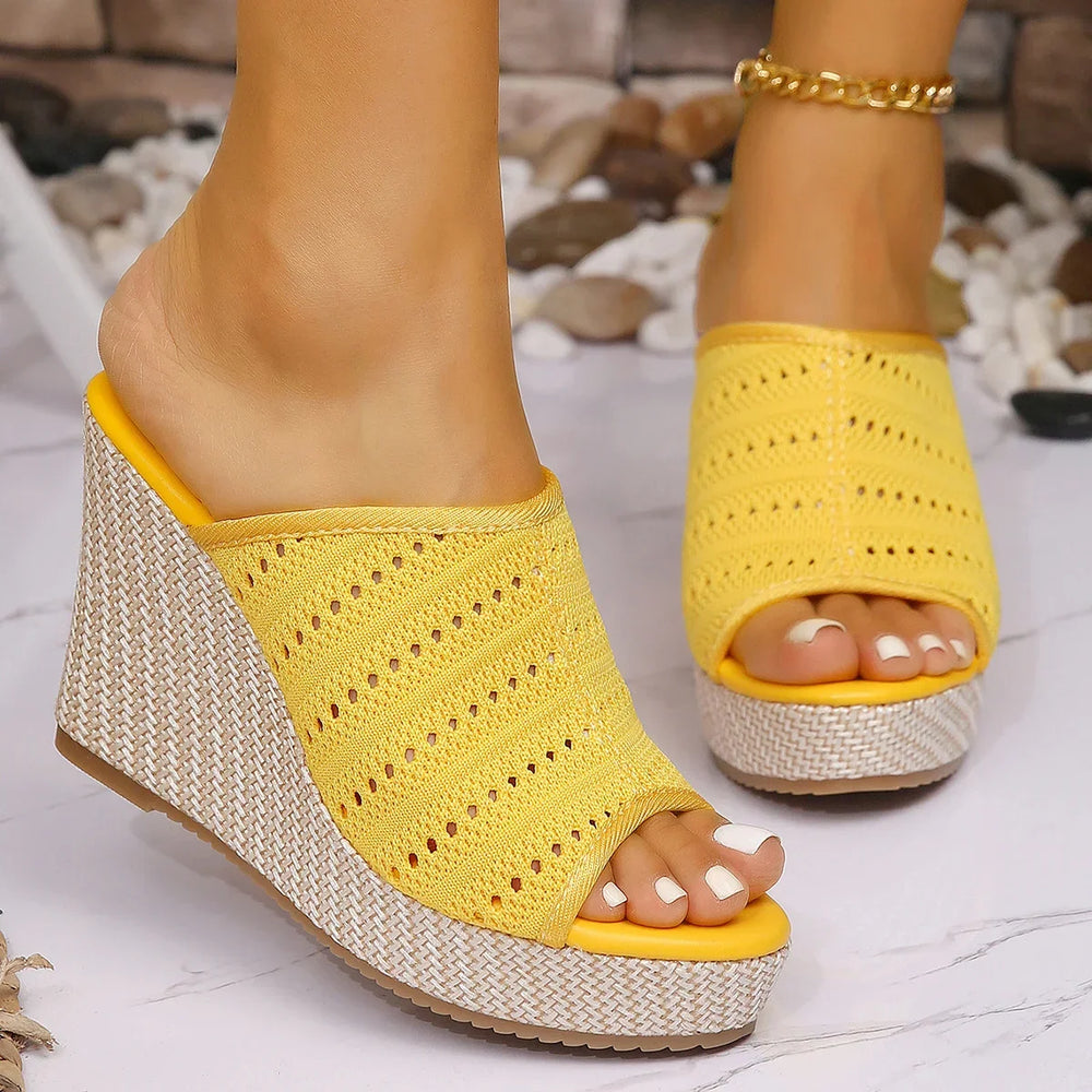 Sandali con zeppa Amelie