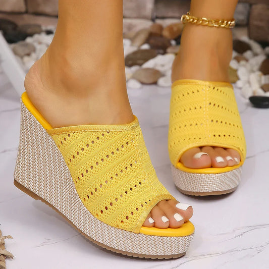 Sandali con zeppa Amelie