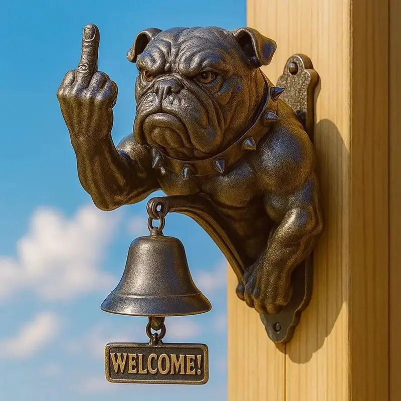 Campanello del bulldog arrabbiato