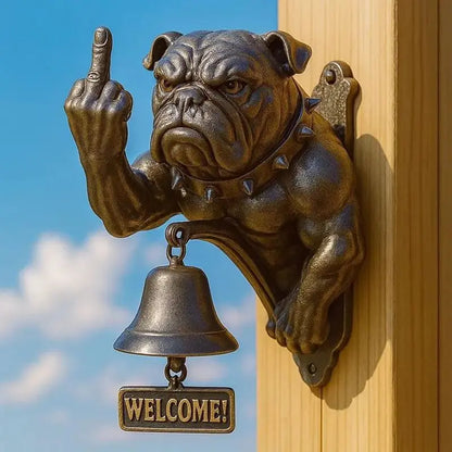 Campanello del bulldog arrabbiato