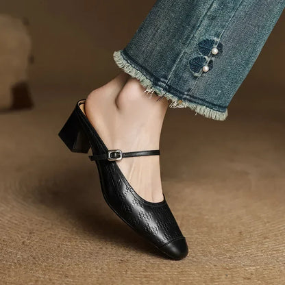 Becky Mules in pelle genuina