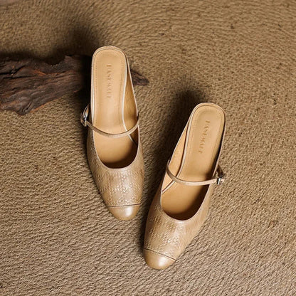 Becky Mules in pelle genuina