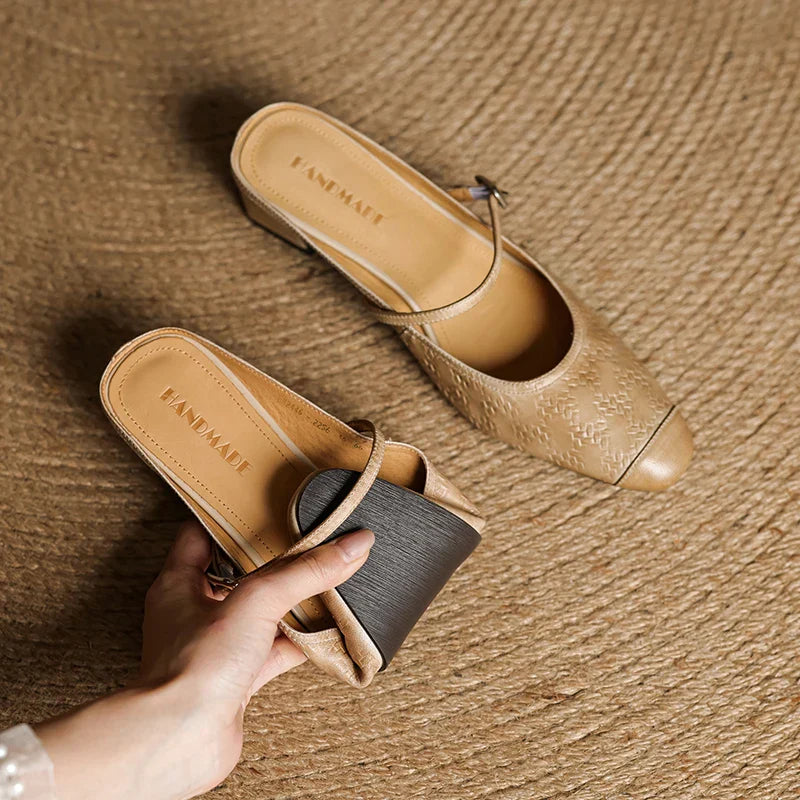 Becky Mules in pelle genuina
