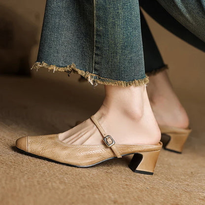 Becky Mules in pelle genuina
