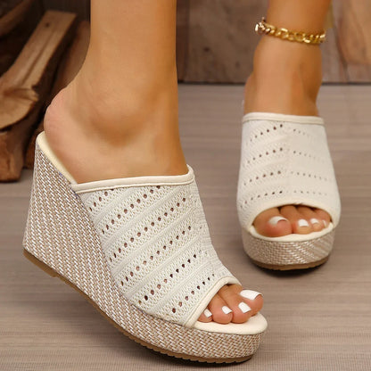 Sandali con zeppa Amelie