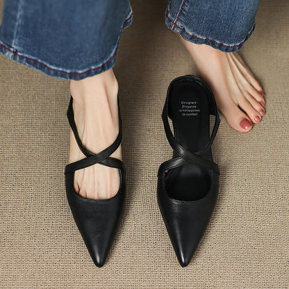 Aluna Mules in pelle autentica