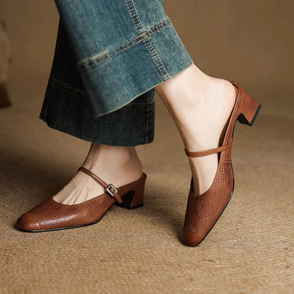 Becky Mules in pelle genuina