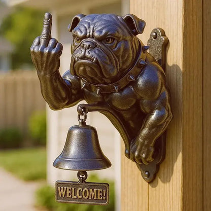 Campanello del bulldog arrabbiato