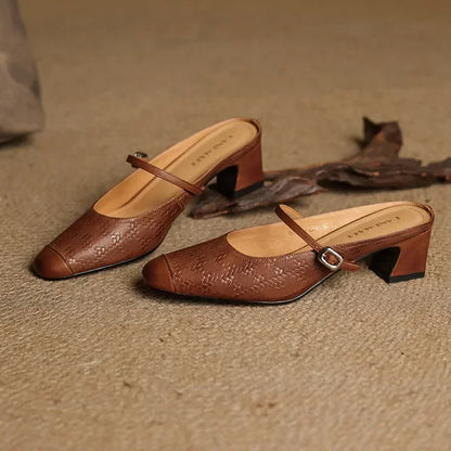 Becky Mules in pelle genuina