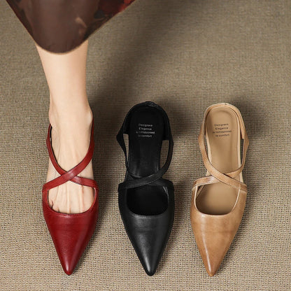 Aluna Mules in pelle autentica