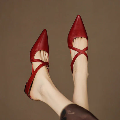 Aluna Mules in pelle autentica