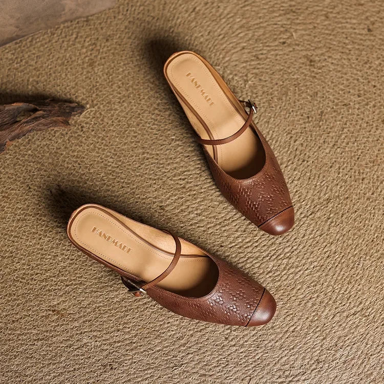 Becky Mules in pelle genuina