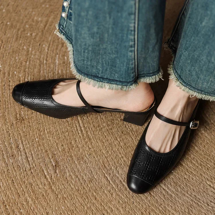 Becky Mules in pelle genuina