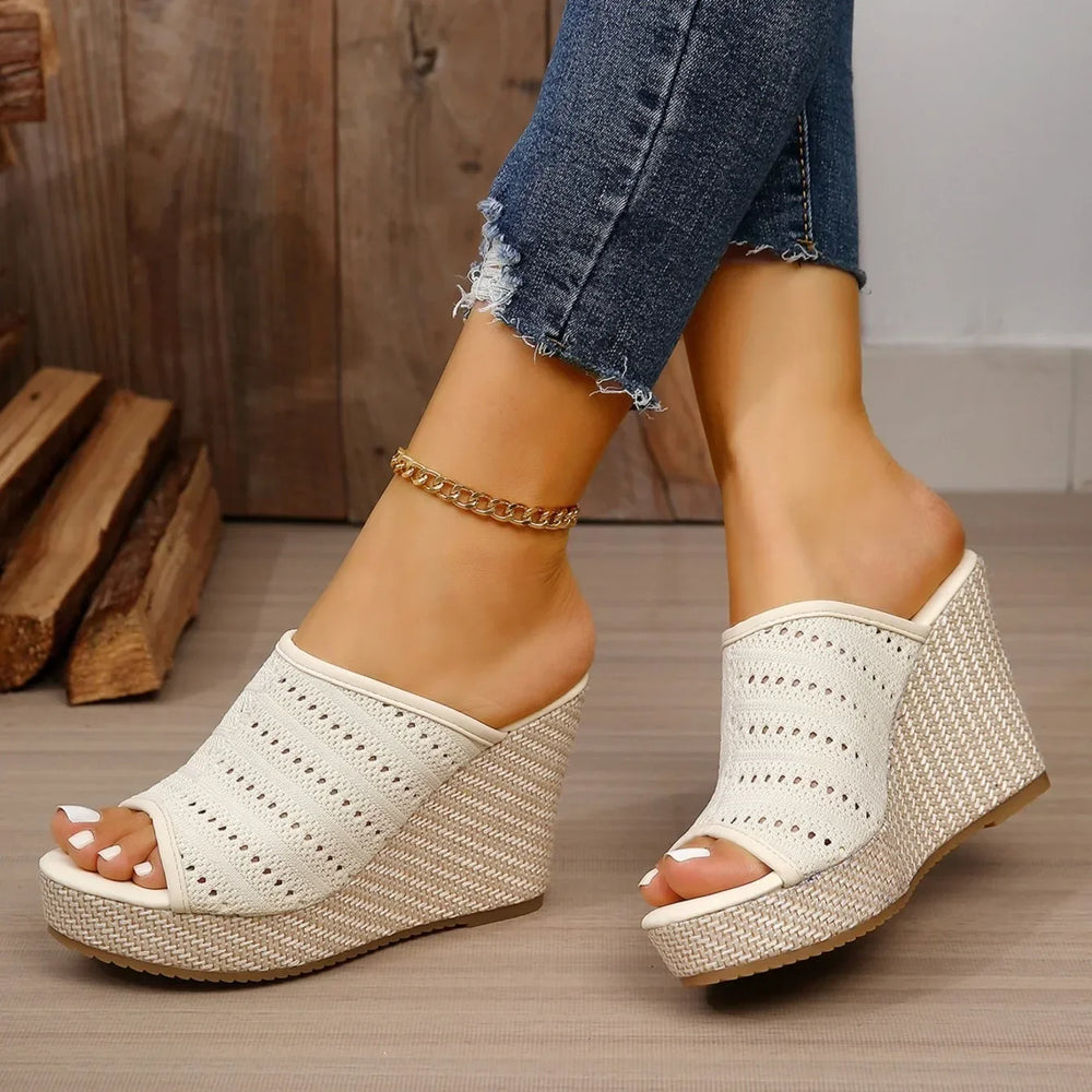 Sandali con zeppa Amelie