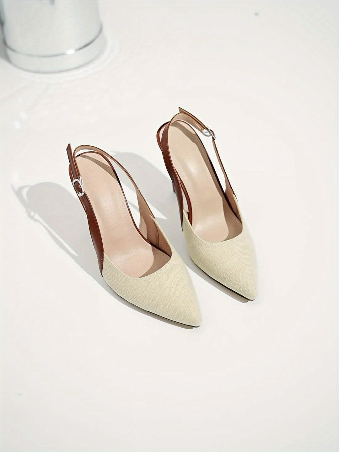 Amelie | Décolleté slingback da donna con colore a contrasto
