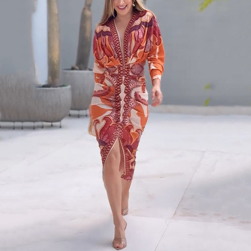 Blysse™ Vestito elegante con scollo a V